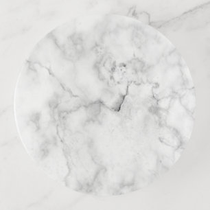 modern chic white and black marble     trinket tray