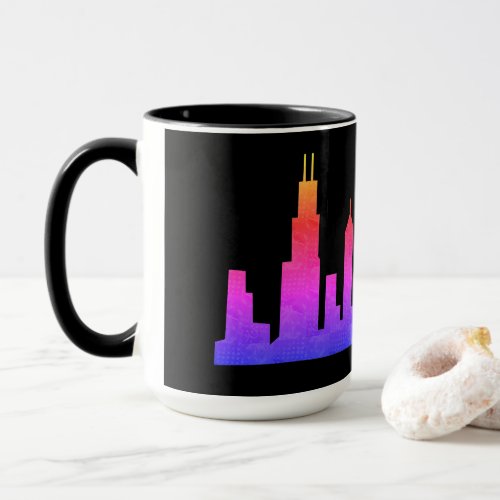 Modern Chicago Skyline Mug