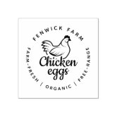 Fresh Eggs Your Name Chicken Hens Egg Stamp