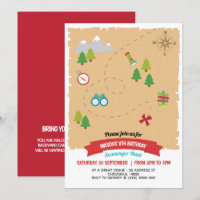 Modern Children Scavenger Hunt Birthday Party