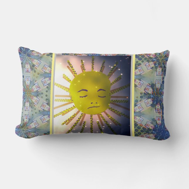 Modern Childrens Dream Big and Beautiful Lumbar Pi Pillow (Front)