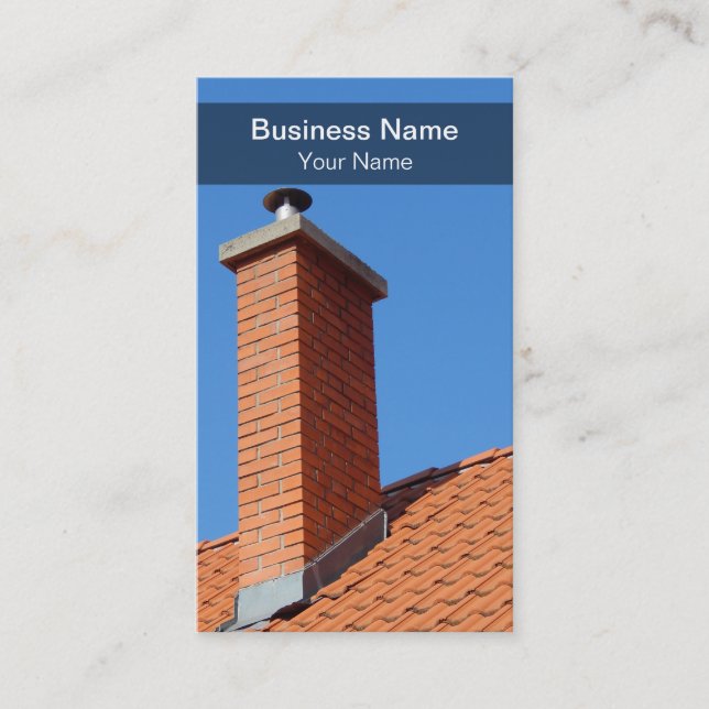 Modern Chimney Business Card (Front)