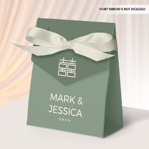 Modern Chinese/Vietnamese Wedding Thank You Favor Boxes