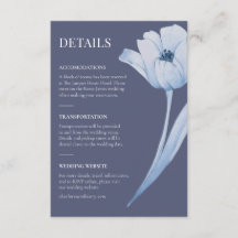 Modern Chinoiserie Botanical Floral Wedding Detail