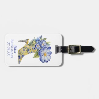 Modern Chinoiserie HighHeel Shoe Bridesmaid