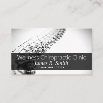 Modern Chiropractic Chiropractor Clinic Health Bus Business Card by olicheldesign at Zazzle