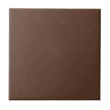 Modern Chocolate Brown Plain Solid Color