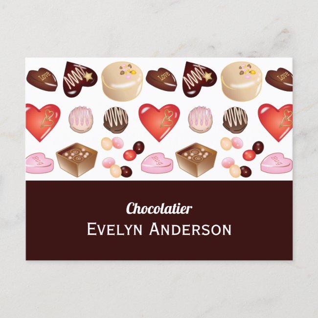 Modern Chocolate Candy Chocolatier Business