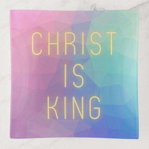 Modern Christ Is King Trinket Tray