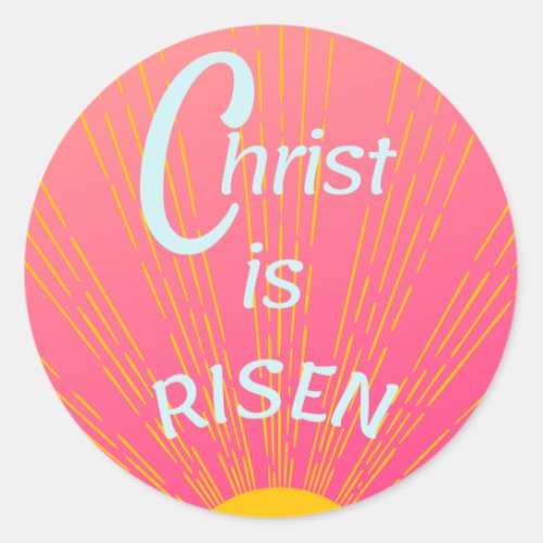 Modern Christ Is Risen Stickers