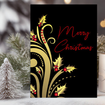 Modern Christian Christmas  Holiday Card by decembermorning at Zazzle