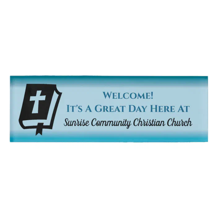 Greeter name tags badges with magnets Church organization 3 Custom Engraved 