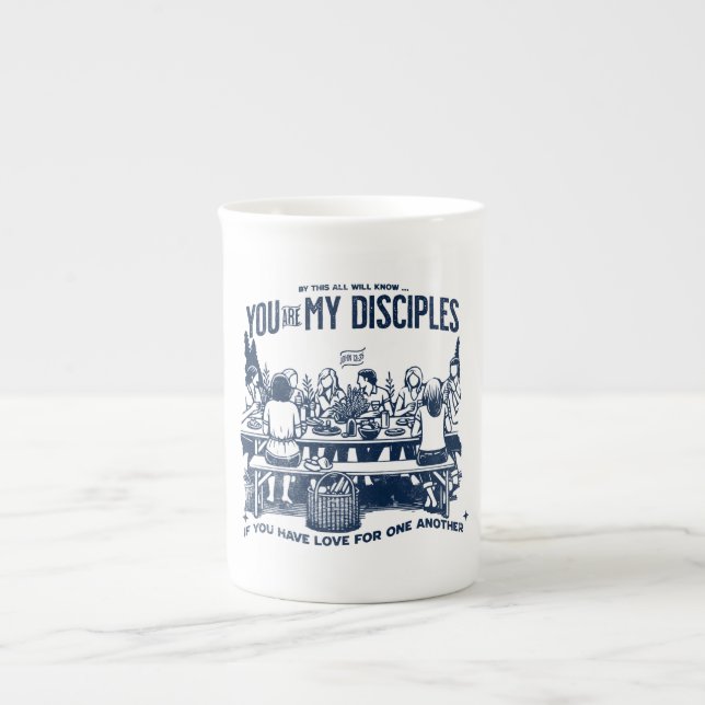 Modern Christian Cup with inspiring Bible verse (Front)