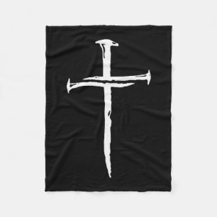 Modern Christian Faith Apparel Christian Minimalis Fleece Blanket