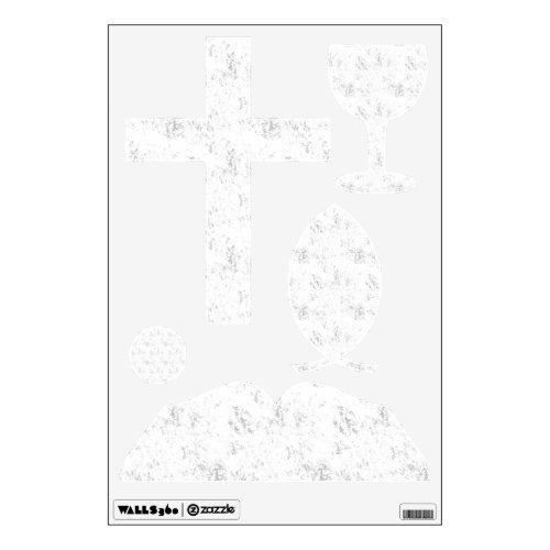 Modern Christian Faith Symbols Wall Decal