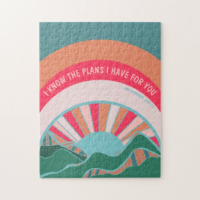 Modern Christian Jeremiah Inspirational Jigsaw Puzzle (Vertical)