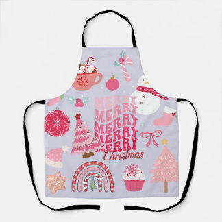 Modern Christmas Apron