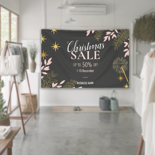 Modern Christmas Business Sale Store Promotional Banner