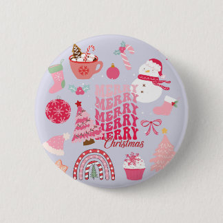 Modern Christmas Button