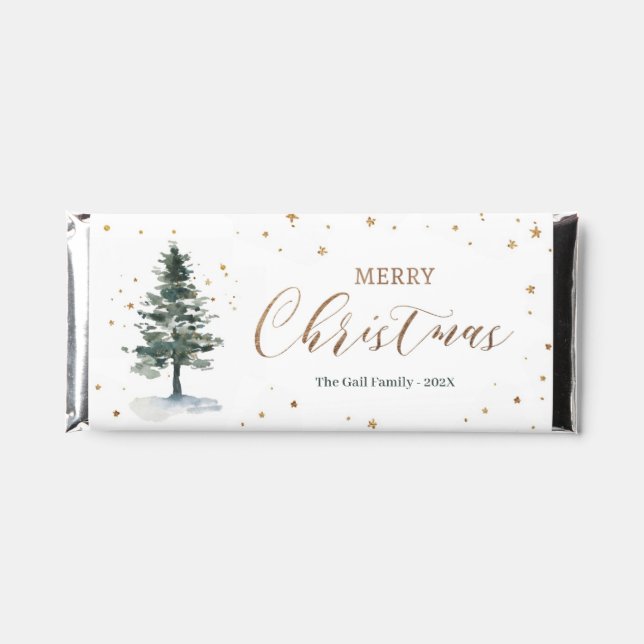 Modern Christmas Chocolate Bar Gift Hershey's (Front)