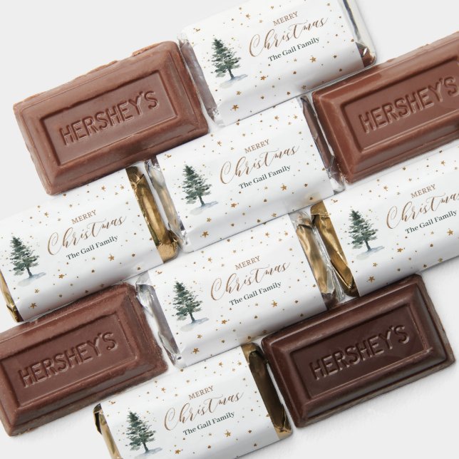 Modern Christmas Chocolate Bar Gift Hershey's Miniatures (Assorted)