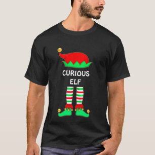 Modern Christmas Curious Elf T-Shirt