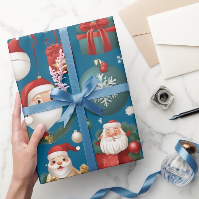 Modern Christmas decorations Wrapping Paper (Gifting)