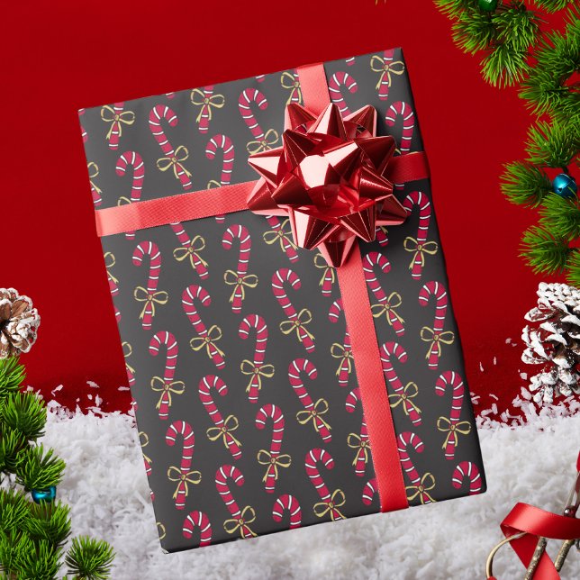 Modern Christmas Elegant Pattern Holiday  Wrapping Paper (Creator Uploaded)