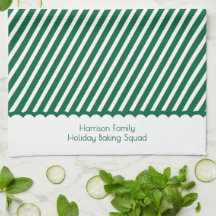Modern Christmas Family Green Holiday Baking Squad