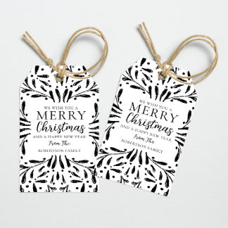 Modern Christmas Gift Tag