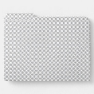 Modern Christmas Gray Pattern Gift Wrap File Folder