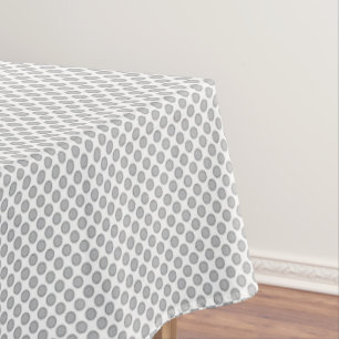 Modern Christmas Gray Pattern Gift Wrap Tablecloth