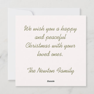 Modern Christmas Holiday Card