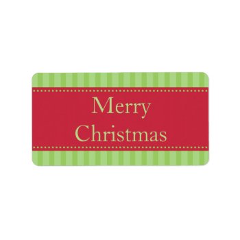 Modern Christmas Holiday Gift Labels Or Tags by thechristmascardshop at Zazzle