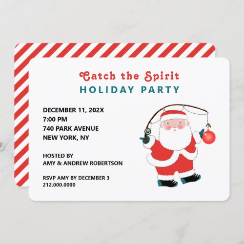 Modern Christmas Holiday Party Invitation