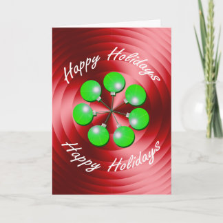Modern Christmas Holiday Spin Card