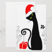 Modern Christmas Kitty (Front/Back)
