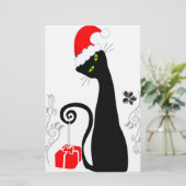 Modern Christmas Kitty (Standing Front)