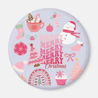 Modern Christmas Magnet