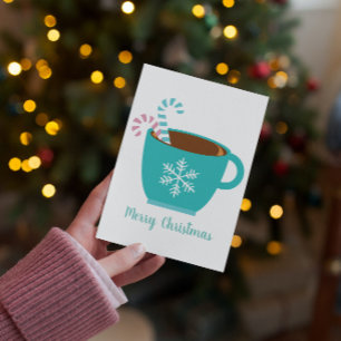 Modern Christmas Mug Holiday Card