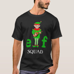 Modern Christmas Musical Elf Squad T-Shirt