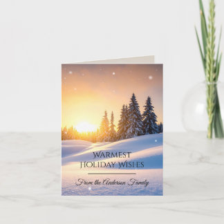 Modern Christmas & New Year Card Elegant