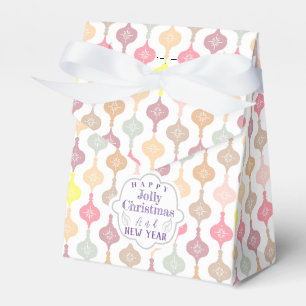 Modern Christmas Ornament Favor Boxes