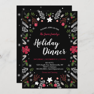 Modern Christmas Party, Holiday Party Invitations
