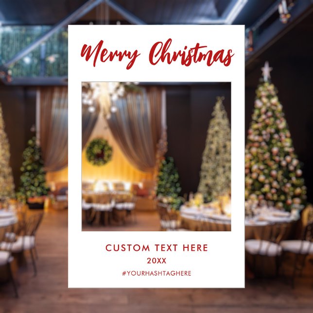 Modern Christmas Party Photo Booth Frame Foam Board (Creator Uploaded)