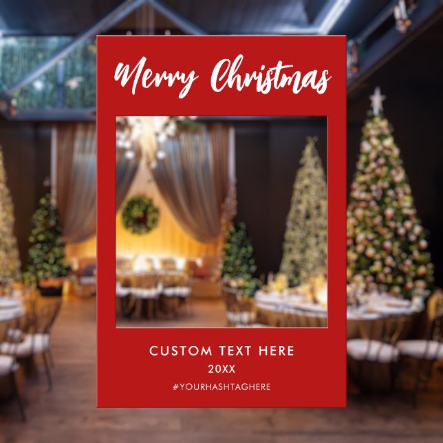 Modern Christmas Party Photo Booth Frame Foam Board (Creator Uploaded)