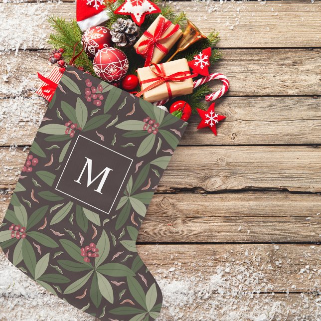 Modern Christmas Personal Large Christmas Stocking (Creator Uploaded)