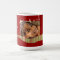Modern Christmas Personalized Photo Mug