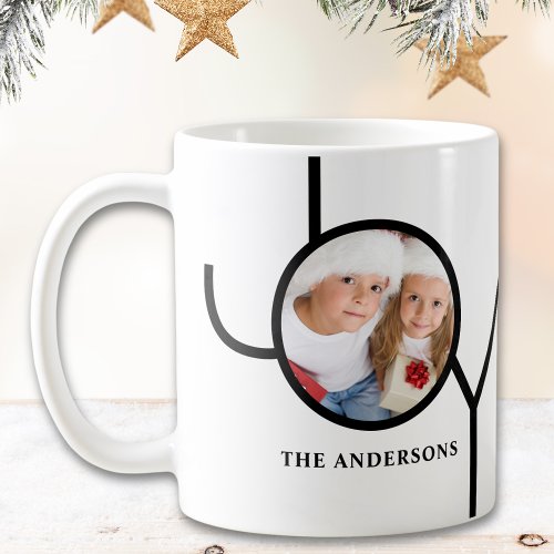 Modern Christmas Photo  Coffee Mug