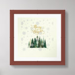 Modern Christmas Poster – Merry &amp; Bright Holiday D